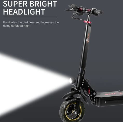 The 1000W BEZIOR S1 Folding Electric Scooter With Saddle Seat