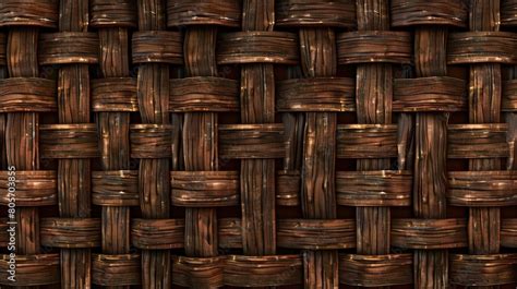 D Rattan Texture Pattern Ai Generated Stock Illustration Adobe Stock