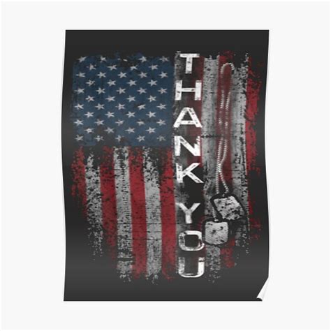 "Thank You Veterans" Poster for Sale by fredseghetti | Redbubble