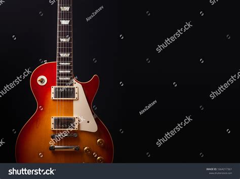 Vintage Electric Guitar Sunburst Finish On Stock Photo 1664217361 ...