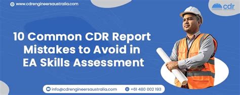 10 Common Cdr Report Mistakes To Avoid In Ea Skills Assessment