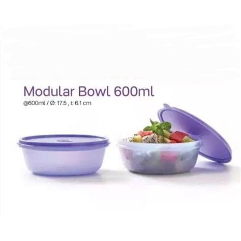 Jual Mangkok Bertutup Tupperware Modular Bowl Shopee Indonesia