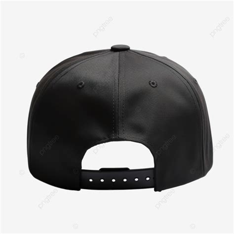 Gorra Negra Usar Sombrero De Hip Hop Vista Posterior Png Gorra Moda