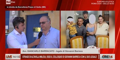 Ore 14 2023 24 Strage Di Altavilla Barreca Incontra Il Legale In