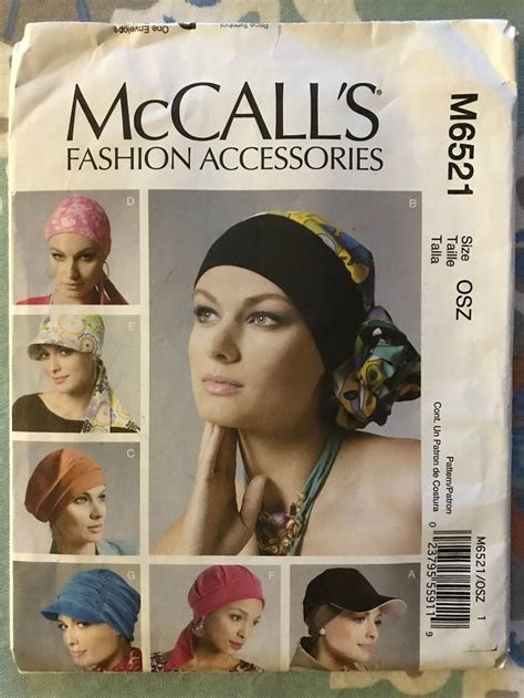 This Is A Mccalls Fashion Accessories Pattern For Scarf Type