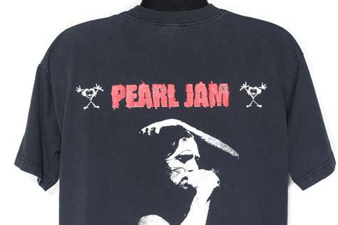 90s Pearl Jam Vintage T Shirt Yield Era Eddie Vedder 2 Sided Grunge