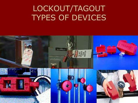 Types Of Lockout Tagout Devices