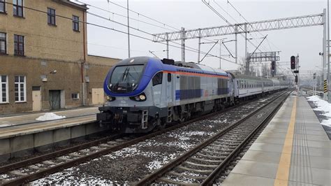 SU160 003 TLK ZAMOYSKI z Hrubieszowa Miasto wjeżdża na stację Lublin