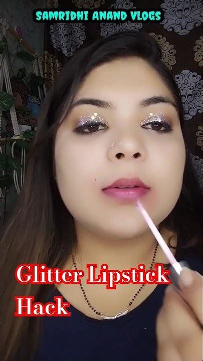 🤯viral Glitter💄lipstick Hack😳youtubeviralhackshackshorts