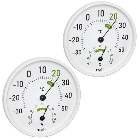 TFA Dostmann 45 2045 02 Analogue Thermo Hygrometer For Indoor And