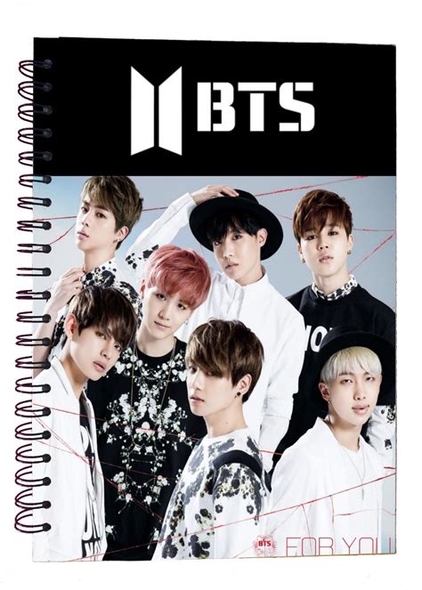 Cuaderno Escolar Bts K Pop Tapa Dura Hojas Mercado Libre