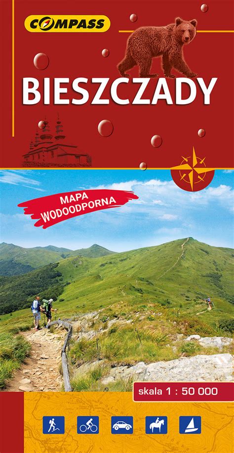 Bieszczady Mapa turystyczna 1 50 000 Opracowanie zbiorowe Książka