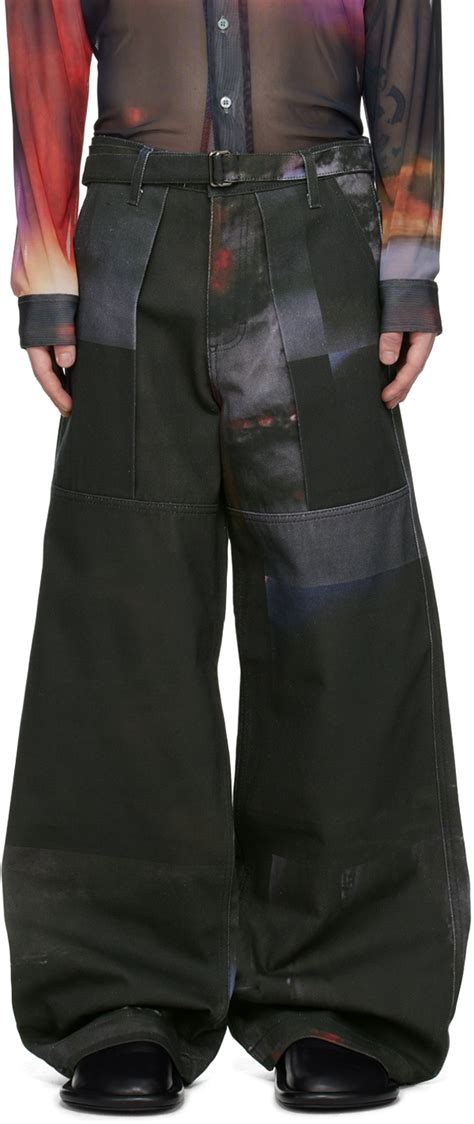 Ssense Exclusive Black Sailor Jeans By Serapis On Sale