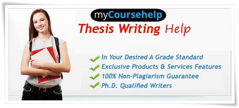 Thesis Writing Help Professional Custom Online Thesis Writing