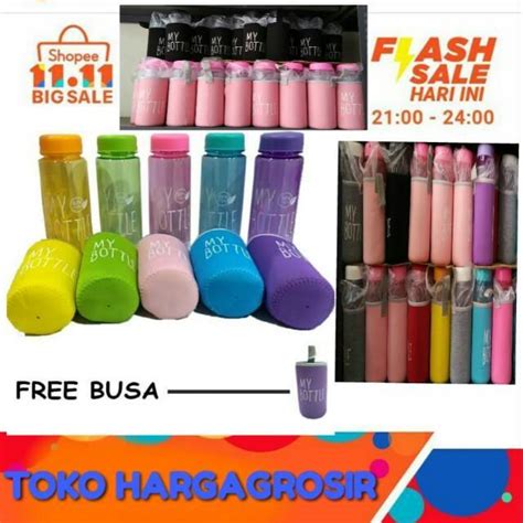 Jual My Bootle Bening Free Pouch Bag Busa Infused Water Botol Minum