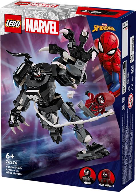 Marvel Venom Mech Armor Vs Miles Morales Lego 76276