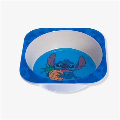 Kit Breakfast Infantil Prato Bowl E Copo Stitch Disney 10025740