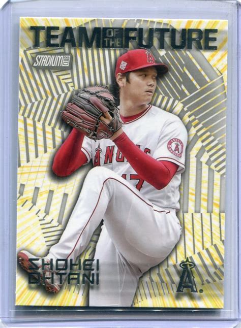 2022 Topps Stadium Club Team of the Future TOF 17 Shohei Ohtani インサート