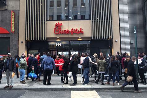 Worlds Largest Chick Fil A Opens In New York City Abc News