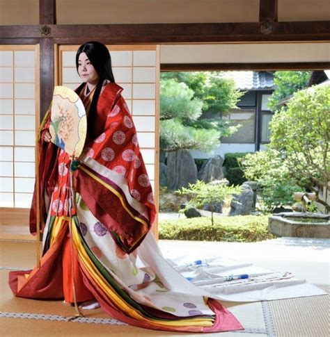 Heian Junihitoe 平安时代的十二单 Japan Heian era costume Junihitoe