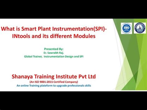 What Is Smart Plant Instrumentation Spi And Modules Instrumentation