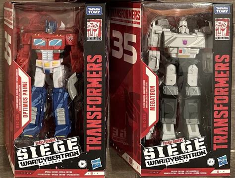 WFC S66 S65 Transformer Siege 35th Anniversary MEGATRON OPTIMUS PRIME