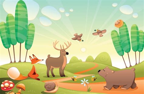 Woodland Animal Wallpaper - WallpaperSafari