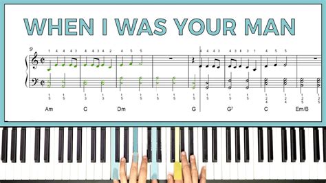 How To Play When I Was Your Man By Bruno Mars On The Piano Playground Sessions Youtube