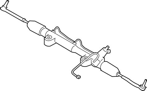 Nissan Titan Gear And Linkage Power Steering Rack And Pinion