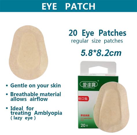 Pack Of 60pcs Eye Patch Pad First Aid Band Aid Medical Sterile Adhesive