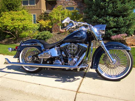 Harley Davidson Flstc Heritage Softail Classic Blue Meridian