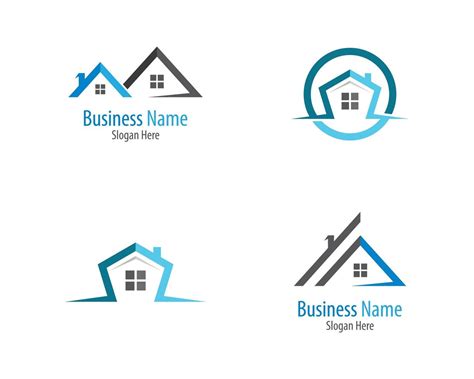 House Logo Set 962660 Vector Art At Vecteezy