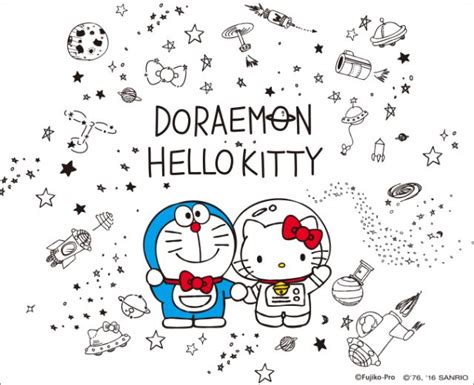 Doraemon And Hello Kitty ハローキティー ドラえもん かわいい サンリオ