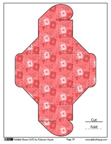 Foldable Box | Free Printable Papercraft Templates