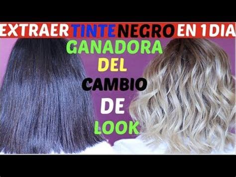 Como Extraer Tinte Negro Cambio De Look Balayage En Cabello Corto