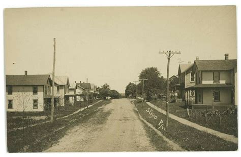 RPPC Street View in SLIGO PA Clarion County PEnnsylvania Real Photo ...