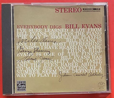 【やや傷や汚れあり】【cd】bill Evans Trio「everybody Digs Bill Evans 1」 ビル・エヴァンス