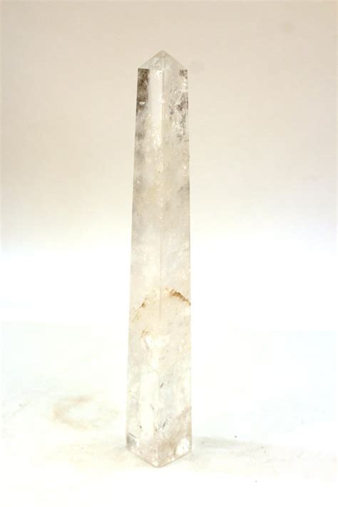 Quartz Obelisk Sculpture At 1stdibs