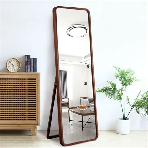 NeuType Full Length Mirror with Standing Holder Floor Mirror Wall ...