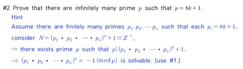 Solved 2 Prove That There Are Infinitely Many Prime P Such