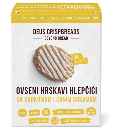 Deus Crispbread Hrskavi Hleb Od Celog Zrna Bez E Era Bra Na