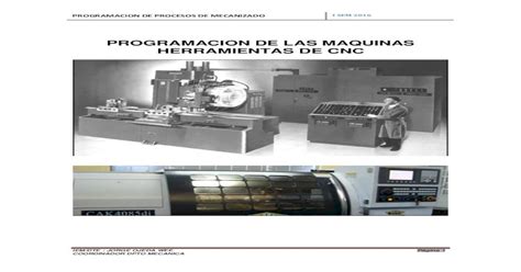 Programacion De Procesos De Mecanizado · 2020 3 19 · Planificacion