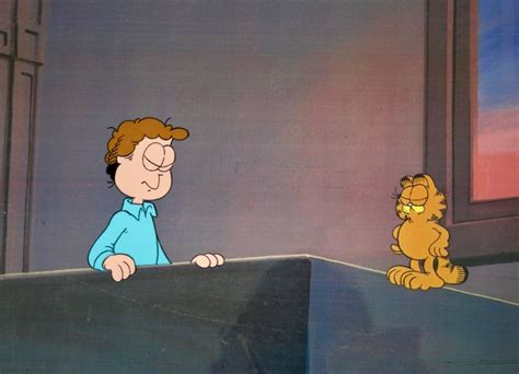 Garfield Jim Davis Original Animation Cel And Drawing Catawiki