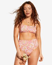 Billabong X Smiley Good Times Zoe Reggiseno Bikini Accorciato