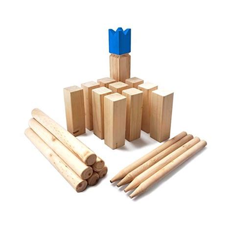 Ocean Kubb Original Jeu De Soci T Viking Jeu En Bois Premium