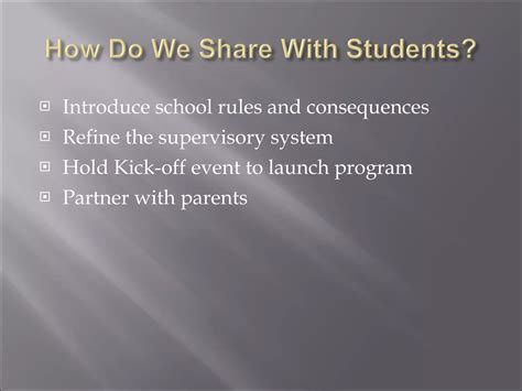 Olweus Bullying Prevention PPT