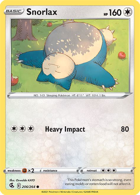 Bestudeer De Huidige Waarde Van Uw Snorlax Pokemon Kaart Van Fusion