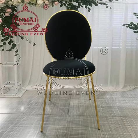 Event Planning Chairs Black Velvet Seat Fumai Furniture