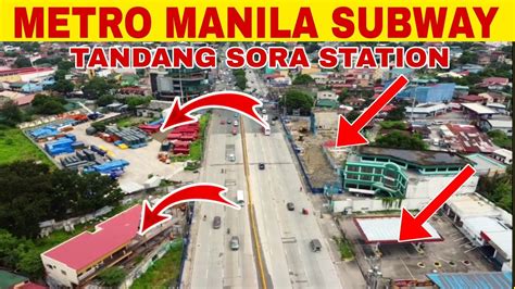 Metro Manila Subway Tandang Sora Station Latest Update YouTube