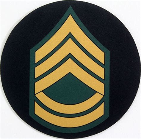 US Army Sergeant First Class Mouse Pad - Military Plaques, emblems ...